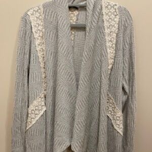 Staccato - Gray Cardigan - Size Medium